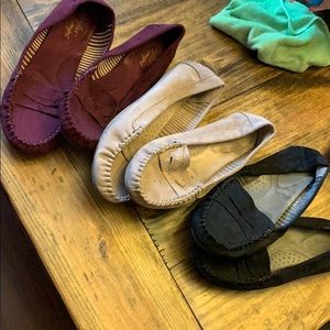 Lot of 3 loafers